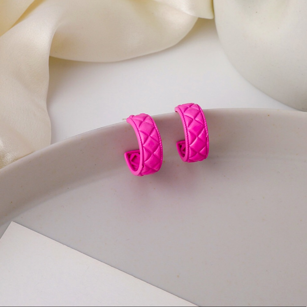 Pink earrings!